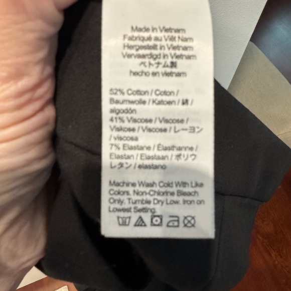 J Crew Kate Sz 10 Black Pants euc - Picture 5 of 5